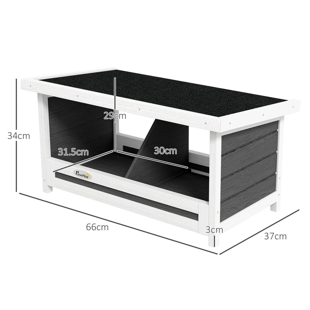 EasyComfort Nido per Galline 2-vaks kippennest met verhoogde bodem 66x37x34 cm