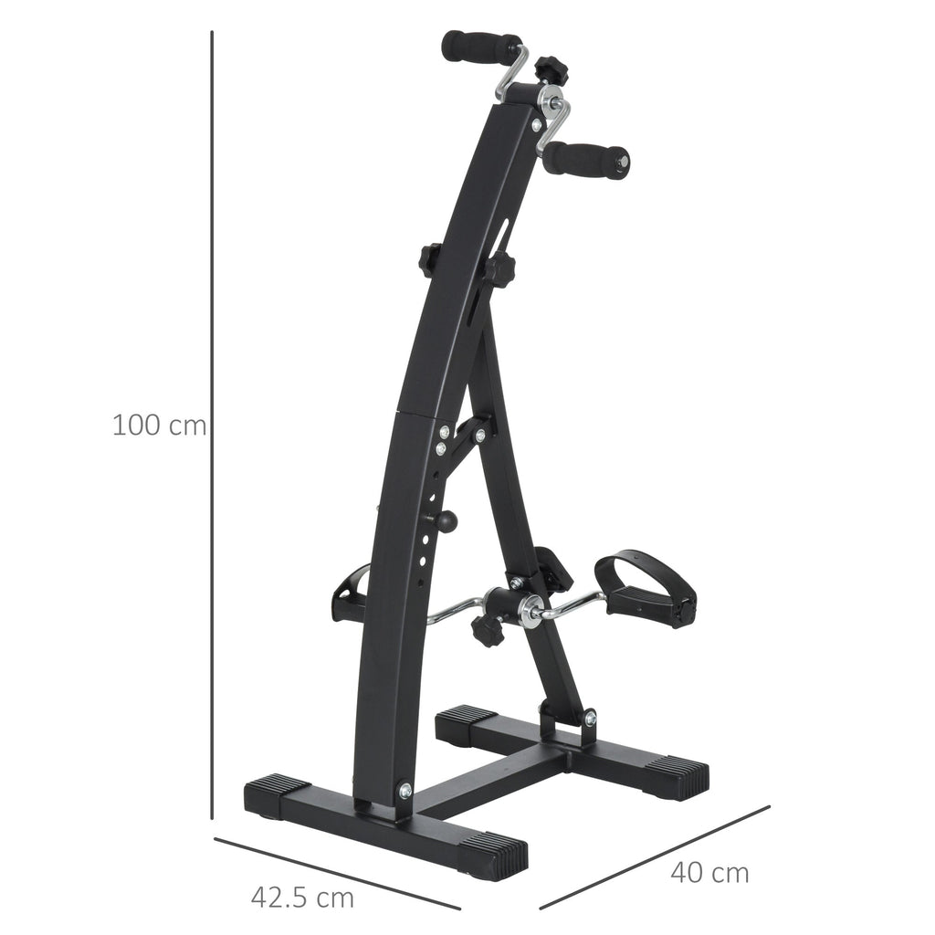 EASYCOMFORT Arm and Leg Pedals for Sofa or Armchair with LED Screen, Adjustable Height and Intensity, Black, 40x42.5x100cm