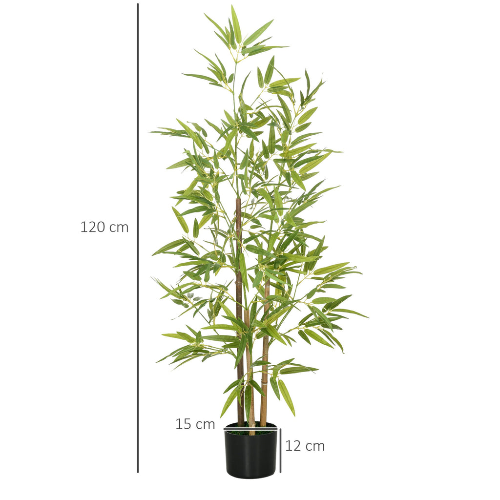 EasyComfort Bamboe kunstplant 120 cm met pot