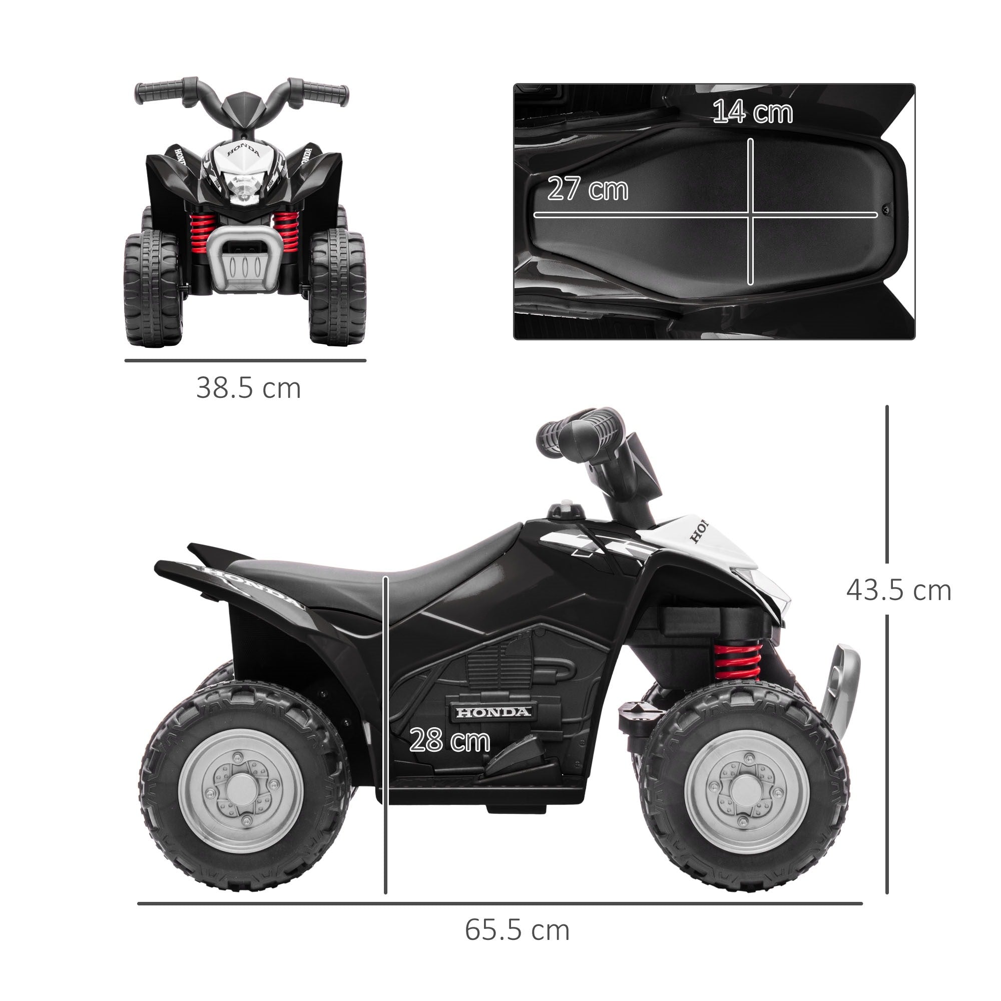 EasyComfort Quad elektrisch voor kinderen 18–36 maanden