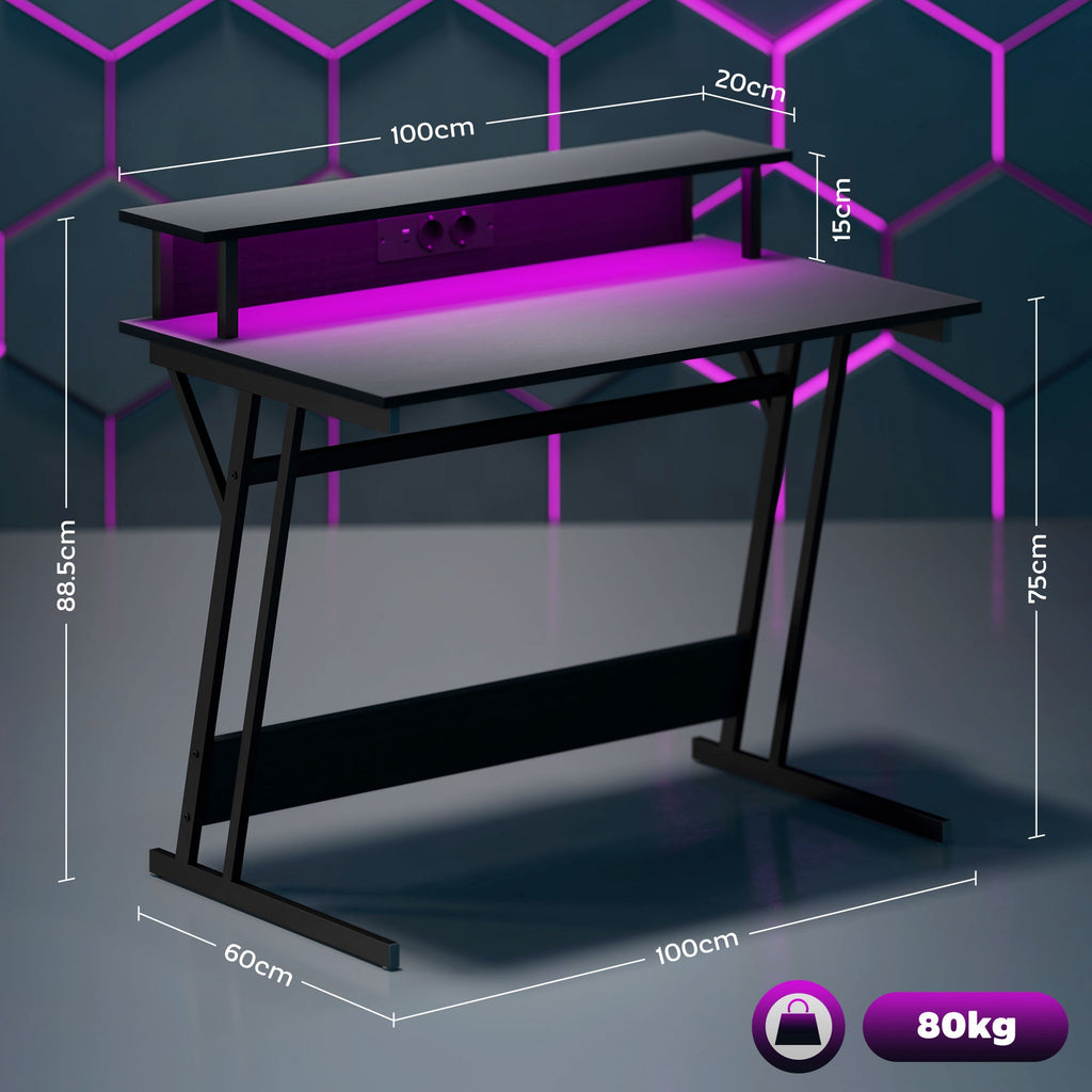 EasyComfort Scrivania Gaming bureau 100x60x88.5 cm