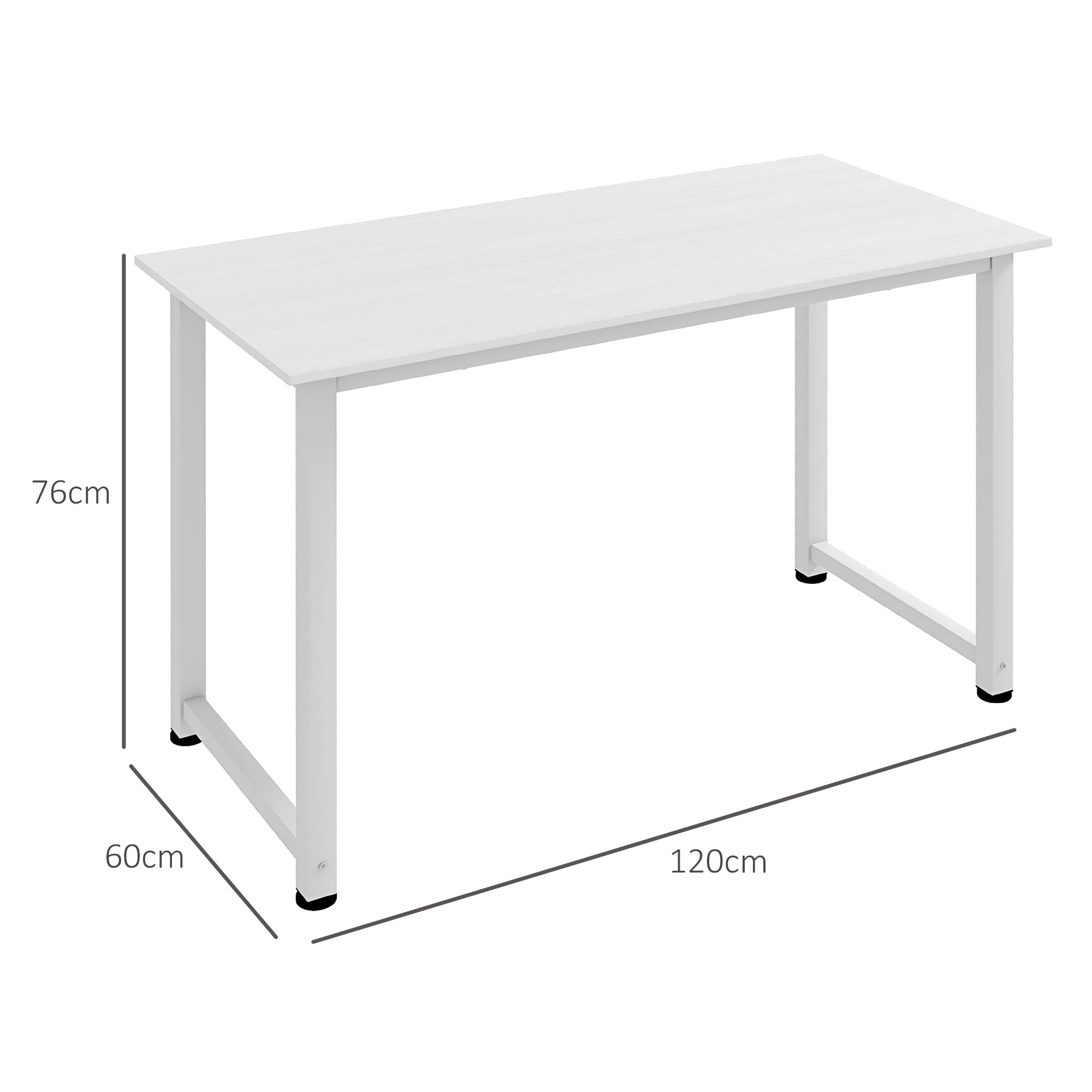 EasyComfort Bureau 120x60x76 cm wit