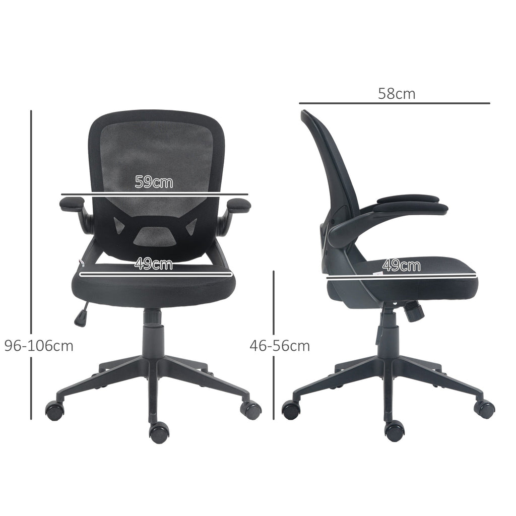 EasyComfort Ergonomische bureaustoel, verstelbaar, zwart