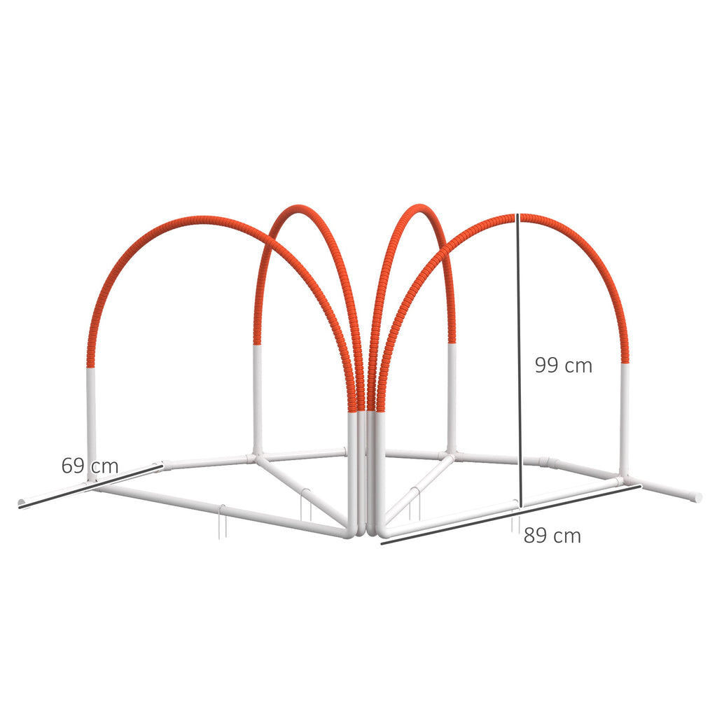 EasyComfort Agilityset 4-delig - Hondenspeelset 89x69x99 cm