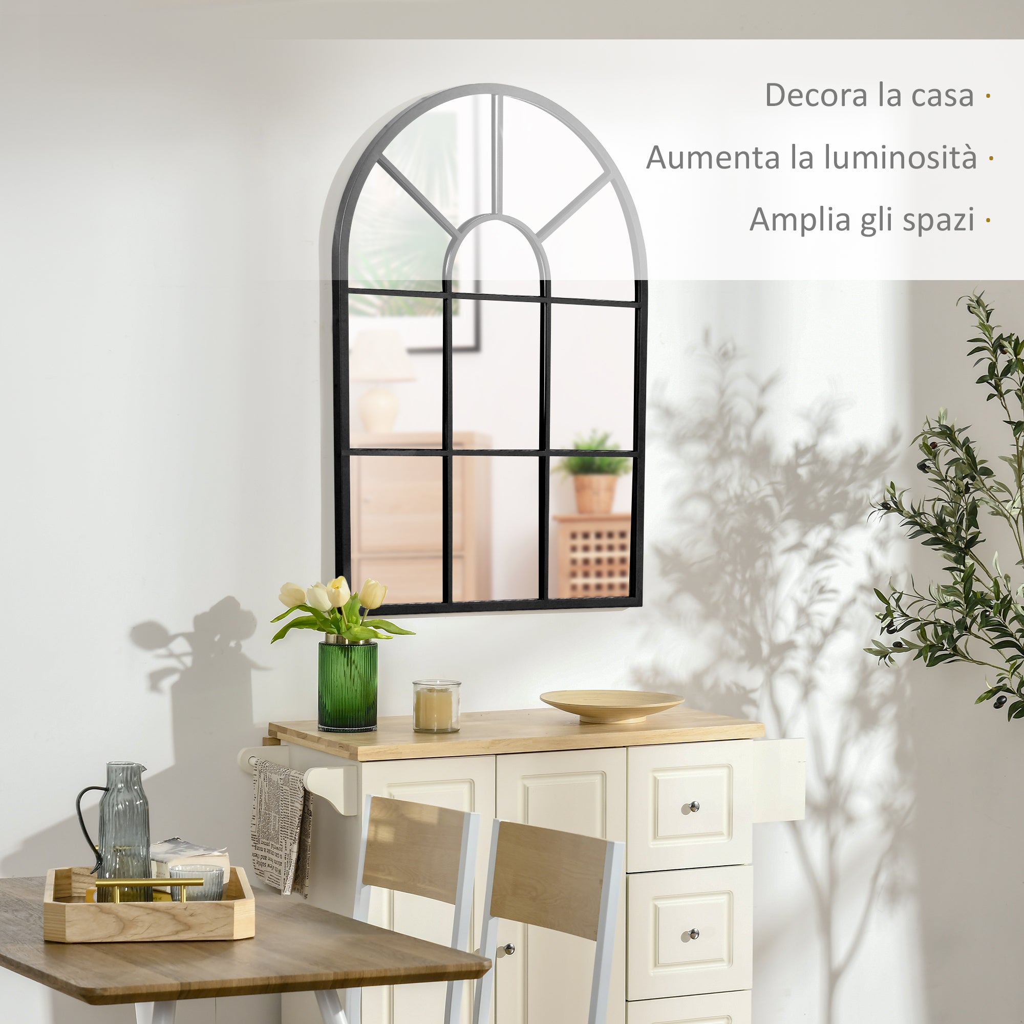 EasyComfort Specchio Moderno wandspiegel 91x60 cm