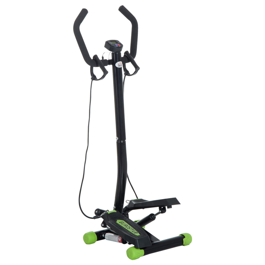 EASYCOMFORT Stepper Professionale Fitness with Manubrio e Corde, 40x48x118cm