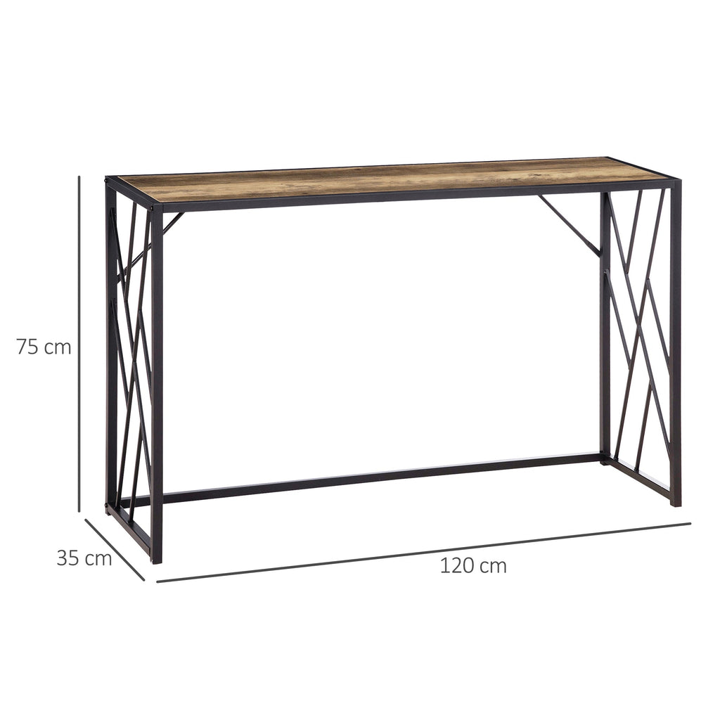 EasyComfort Consolletafel industrieel 120x35x75 cm