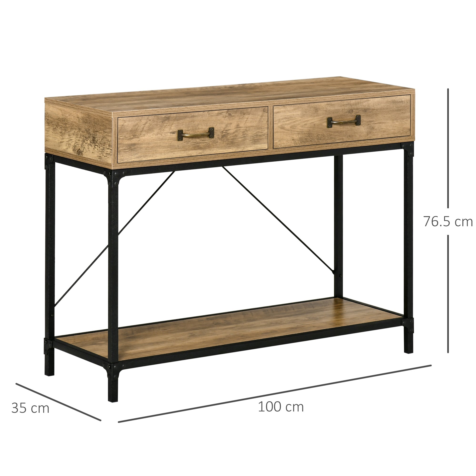 EasyComfort Tavolo Consolle Vintage consoletafel 100x35x76.5 cm