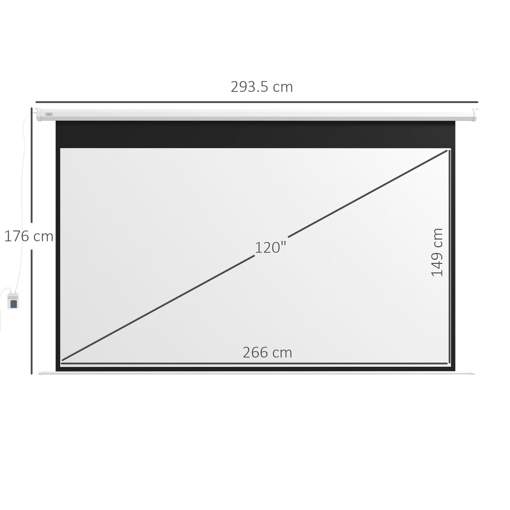 EasyComfort 120" projectiescherm 16:9 gemotoriseerd