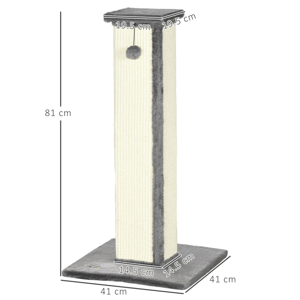 EasyComfort Krabpaal voor katten 41x41x81 cm