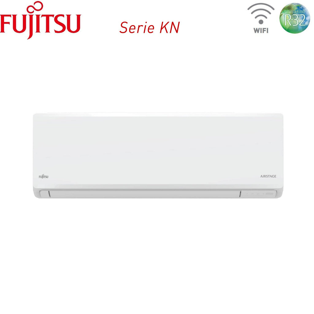 Fujitsu KN AIRSTAGE Airconditioner dual-split 2x 9.000 BTU AOEG18KBCA2 R‑32 Wi‑Fi