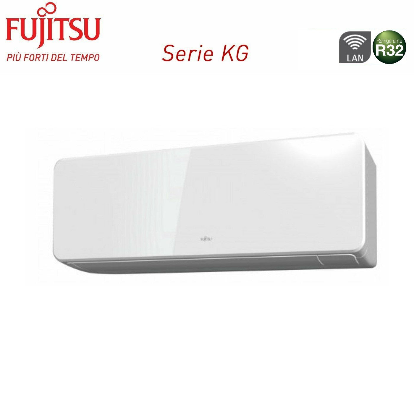 Fujitsu KG Dual split airconditioner 12+12 — 5,0 kW koelen / 5,6 kW verwarmen