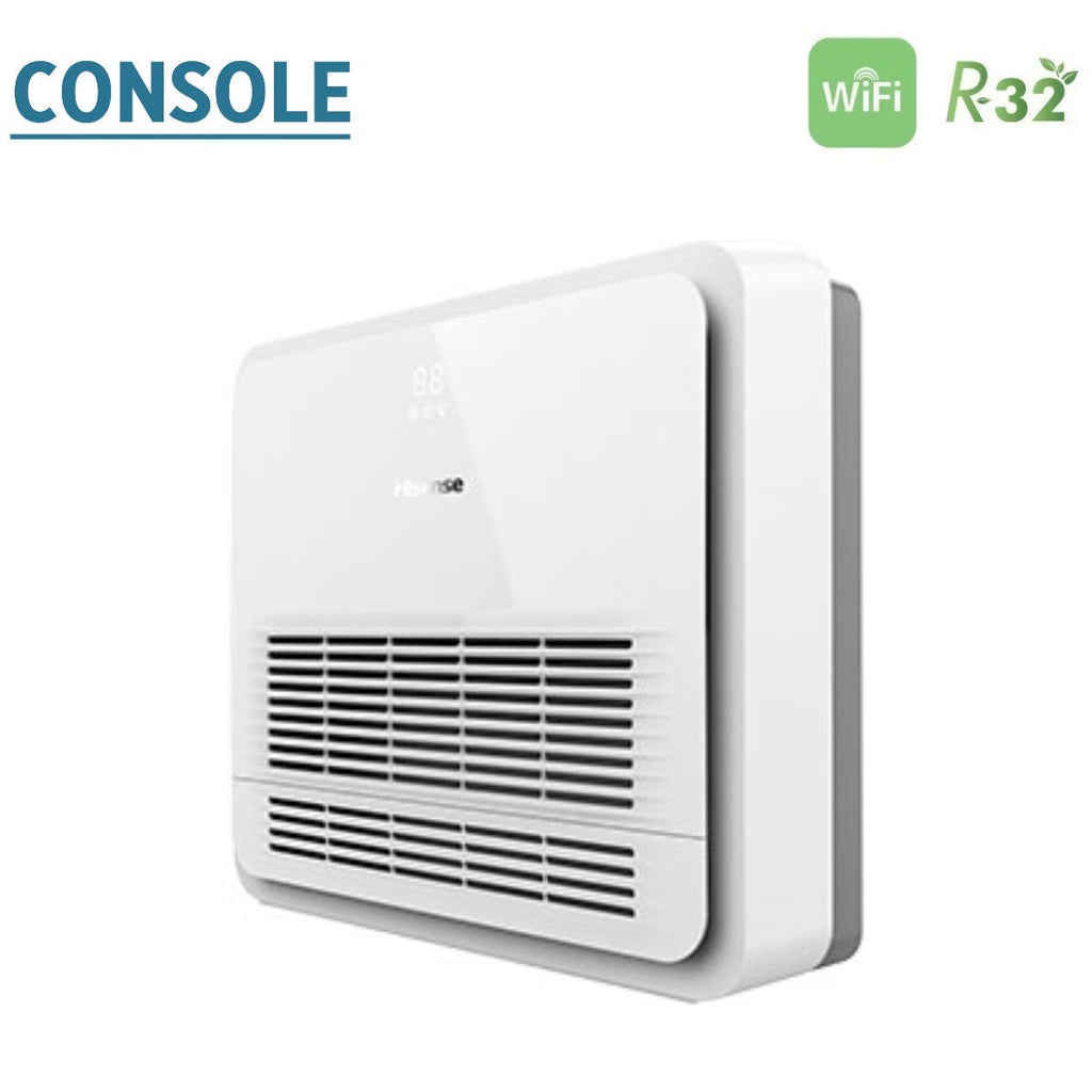 Hisense Trial Split Console 9+9+9 Air Conditioner with 3AMW62U4RFA R-32 Wi-Fi Optional with 9000+9000+9000 Series Remote Control - New