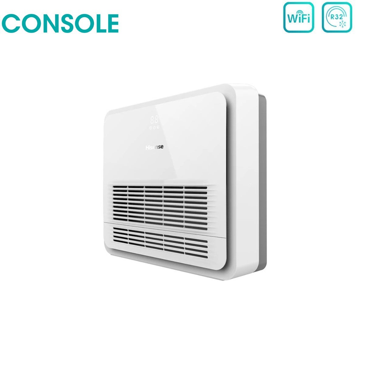 Hisense Inverter Floor Console Indoor Unit 9000 Btu AKT26UR4RK8 R-32 Wi-Fi Optional with Standard Remote Control Included