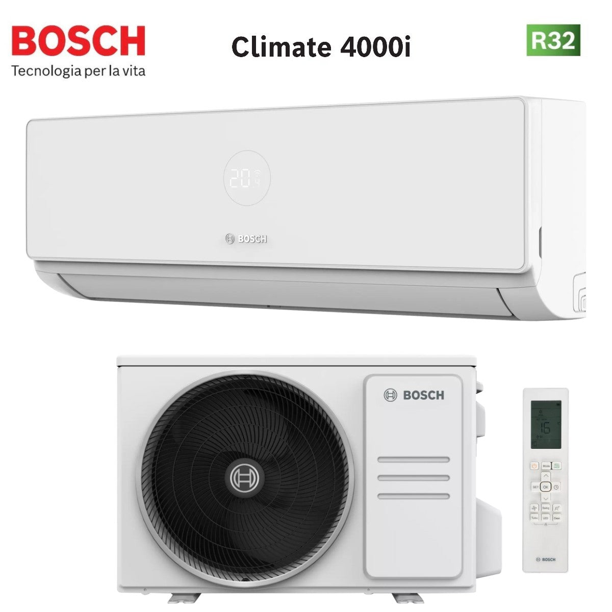 Bosch Climate 4000i CL4000I-SET 52 WE Airconditioner 18000 Btu