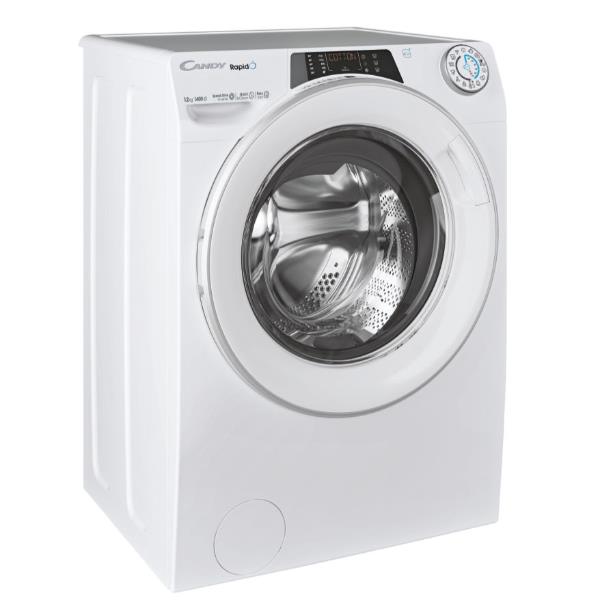 Lavatrice a Carica Frontale Candy RapidÓ RO14126DWMST-S 12 Kg Classe A (A85xL60xP67) 1400 Giri Wi-Fi+BLE Funzione vapore
