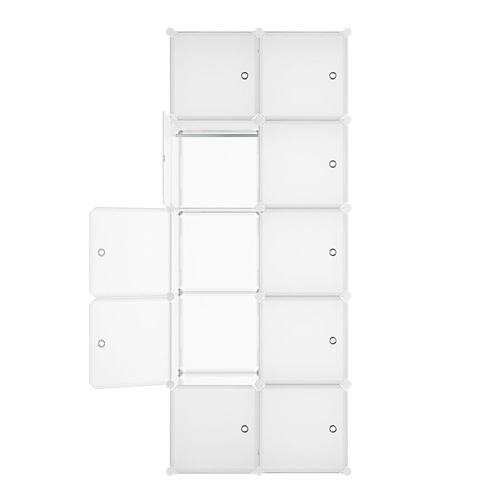 Le Stelle 10-modulen kunststof kast wit