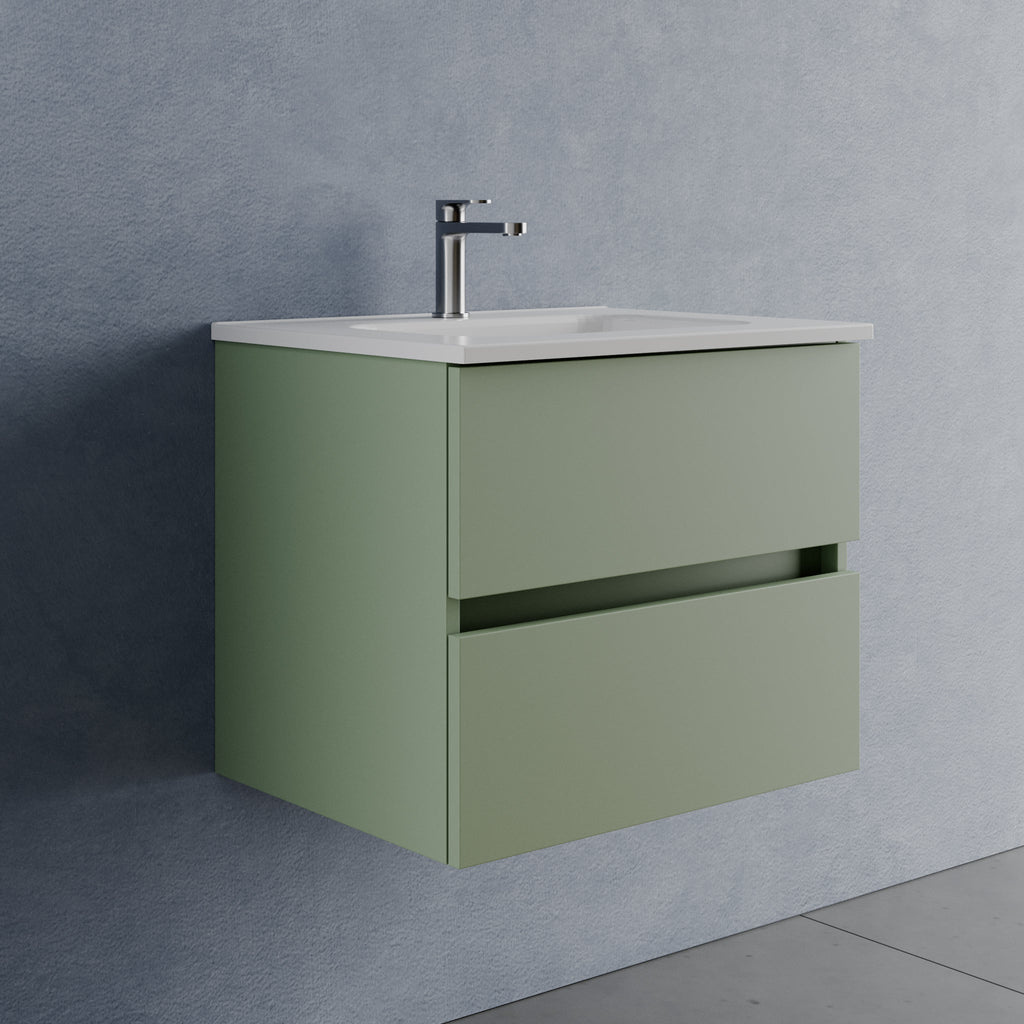 Legnox Crea wastafelmeubel 60 cm saliegroen