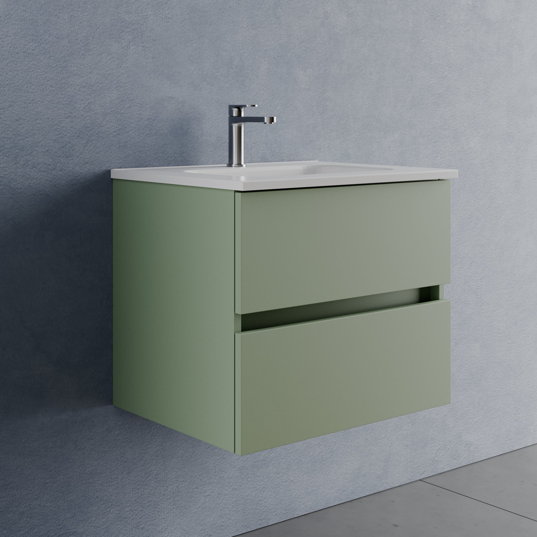 Legnox Crea wastafelmeubel 60 cm saliegroen