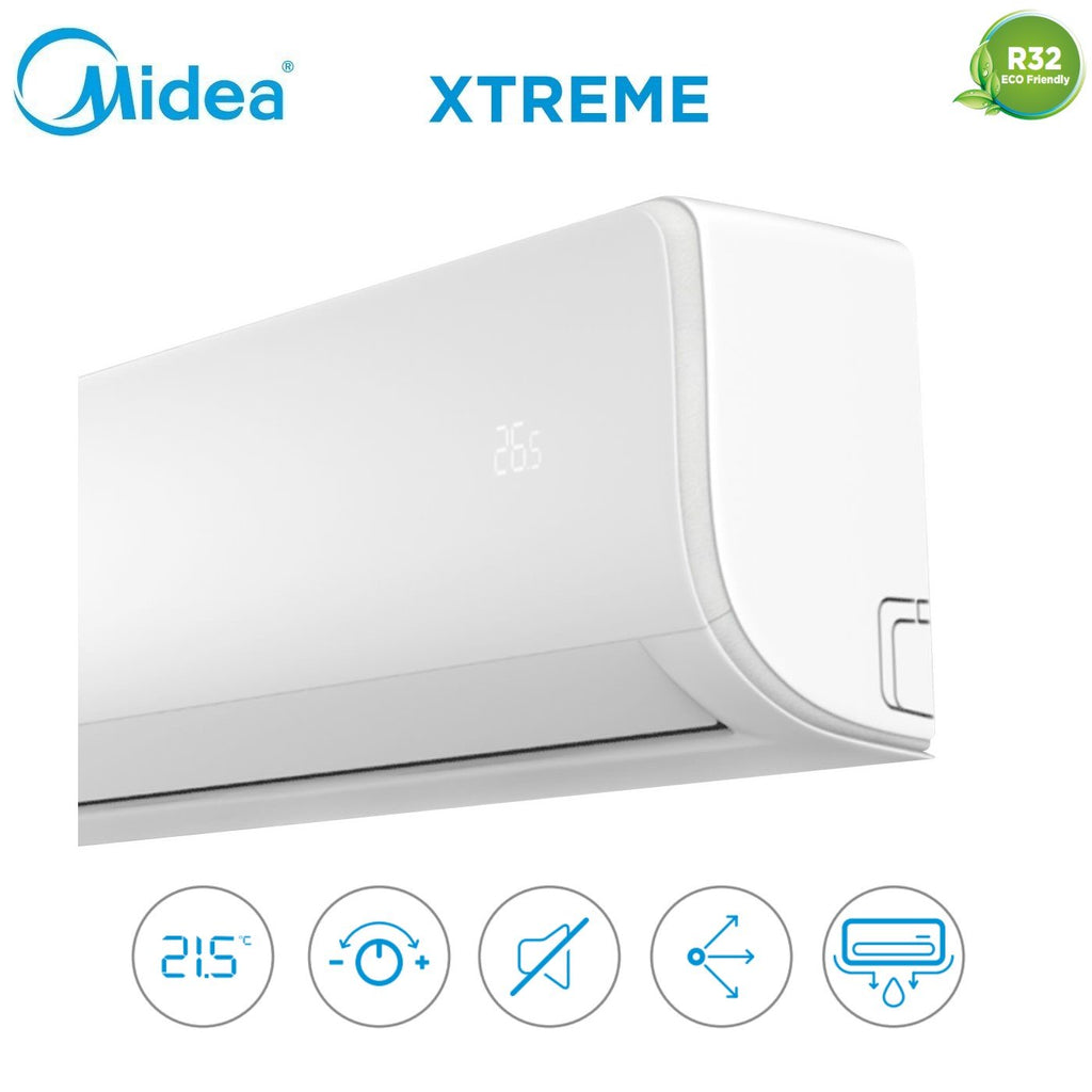 Unità Interna wall-mounted Midea Xtreme Pro Wi-Fi 9000 Btu MSAGBU-09HRFN8 R-32 built-in Wi-Fi