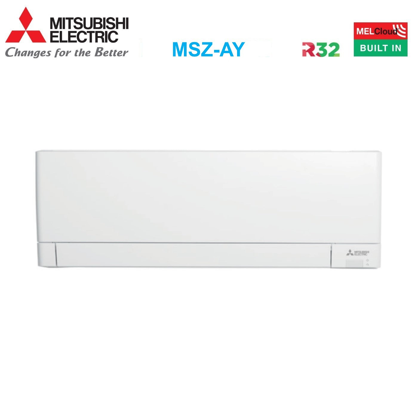 Mitsubishi Electric MSZ-AY Trial Split Airconditioner 7+7+12 (MXZ-3F54VF) R-32 Wi‑Fi