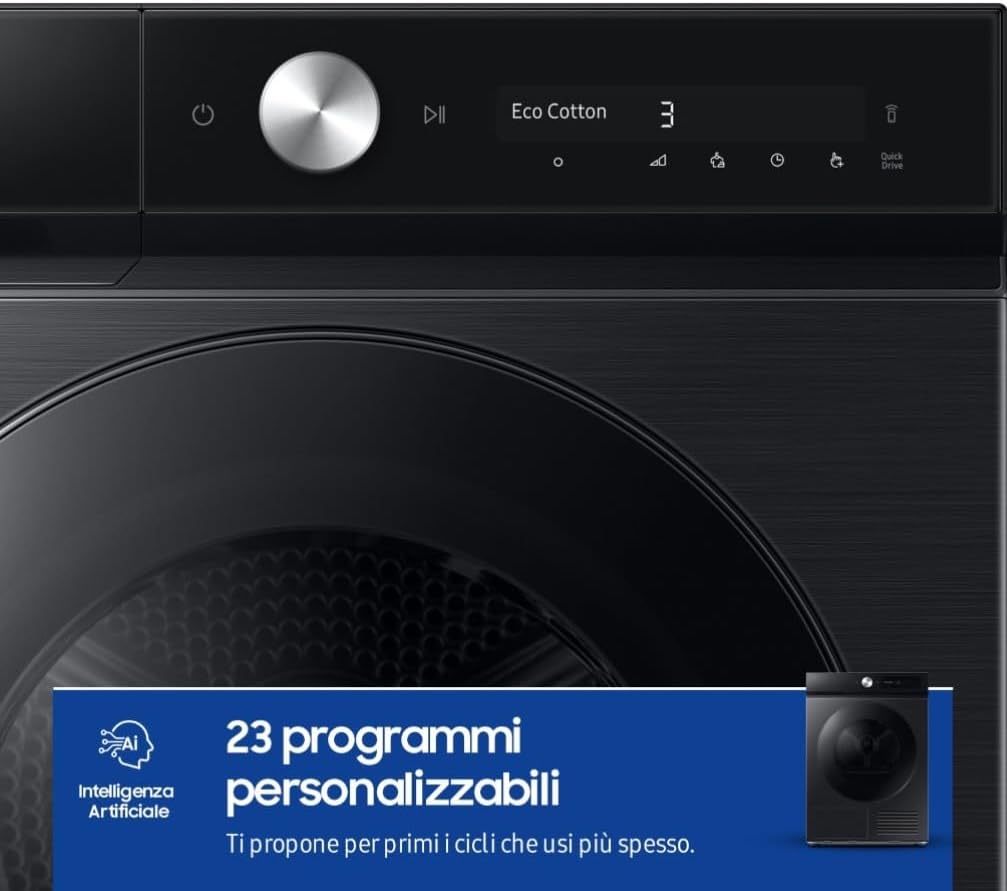 Samsung DV90DB7845GBU3 warmtepompdroger 9 kg, Wi-Fi, energieklasse A - zwart