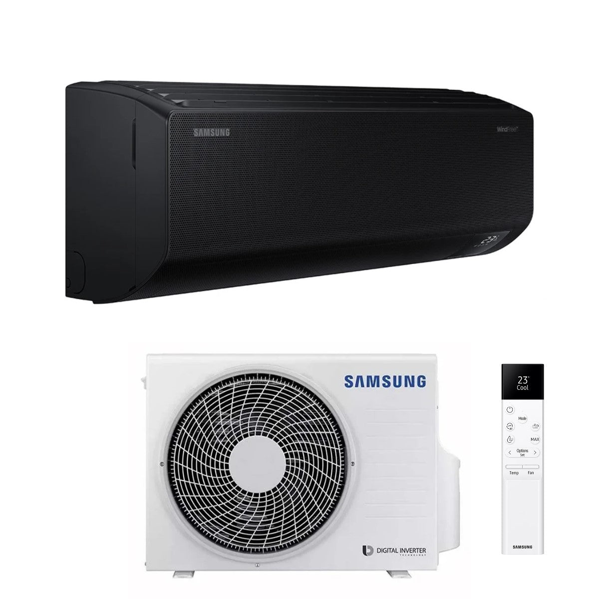 Samsung WindFree 7000 BTU Air Conditioner R-32 Wi-Fi Built-in | AR07BLK