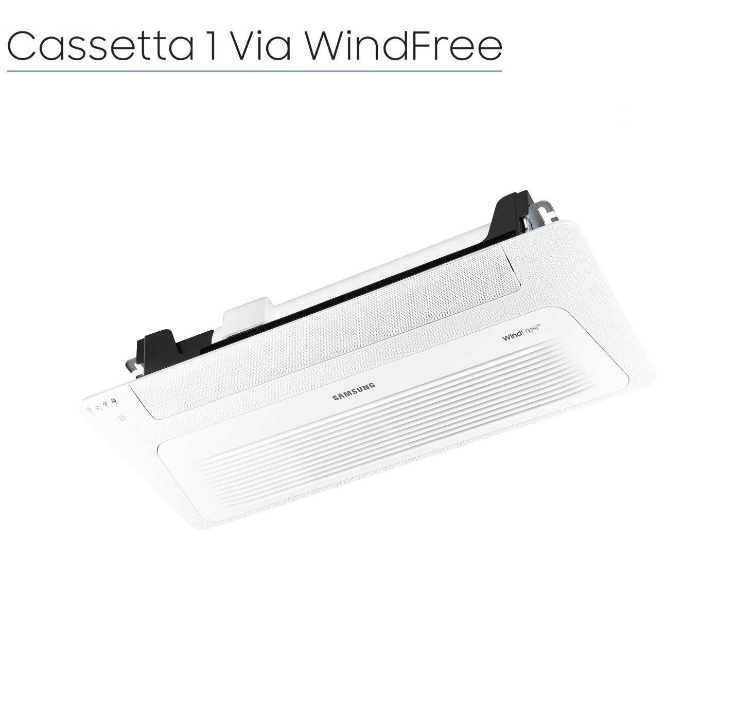 Unità Interna Samsung Cassetta WindFree 1 Via Slim 9000 Btu AJ026TN1DKG R-32 Wi-Fi Optional con Pannello Incluso
