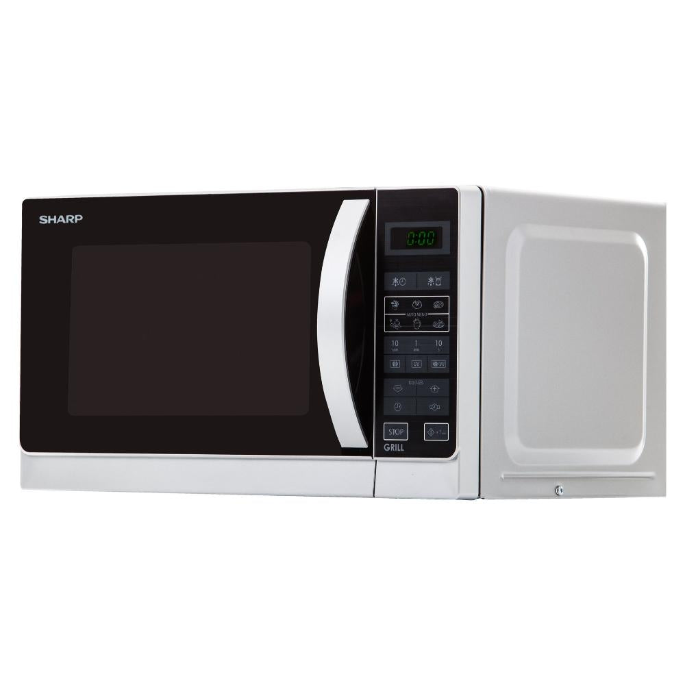 Sharp R 242INW solo magnetron 20 l 800 W zilver/zwart