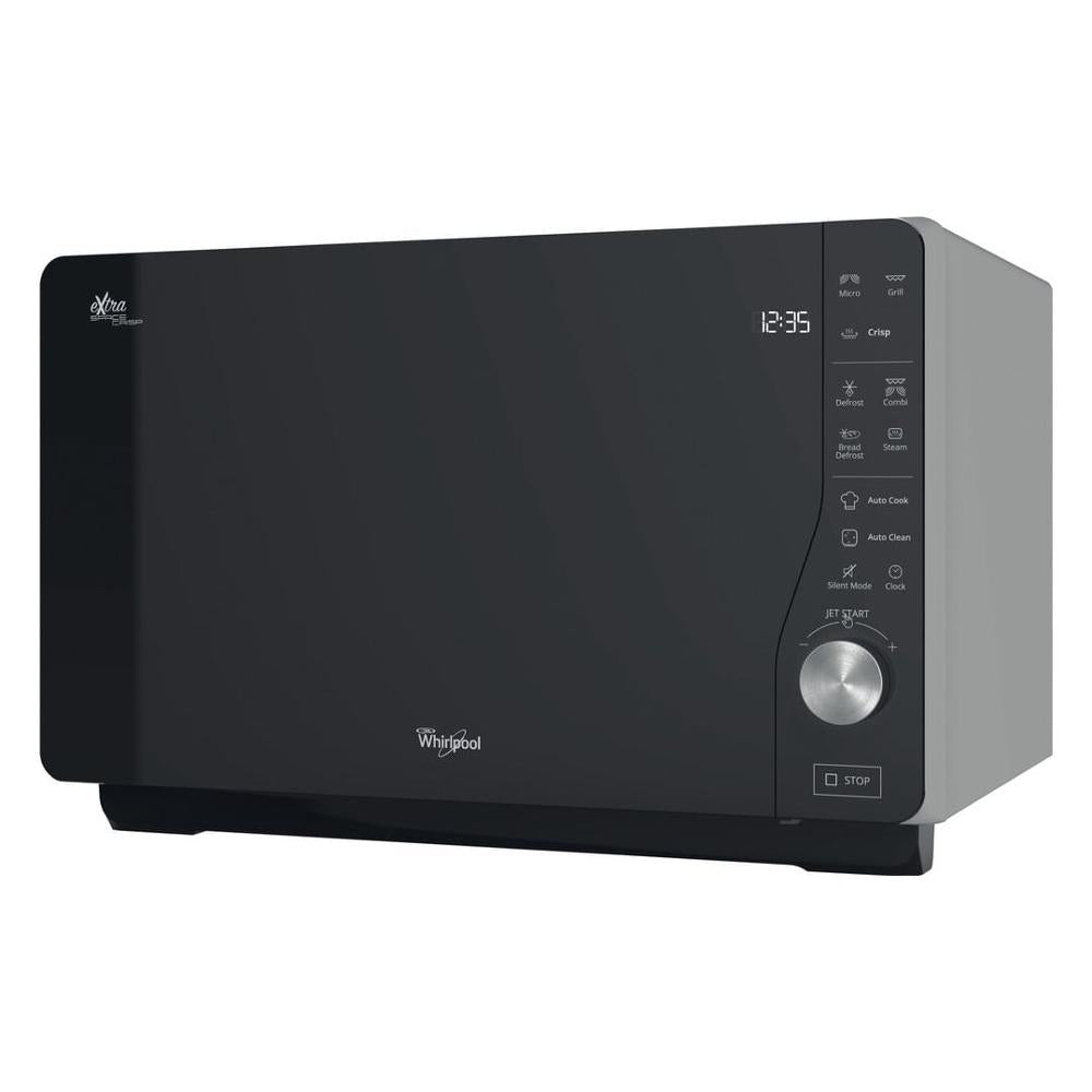 Forno a Microonde a Libera Installazione Whirlpool MWF 427 SL ExtraSpace 25 L con Grill (A32×L49×P42,6)  Argento e Nero