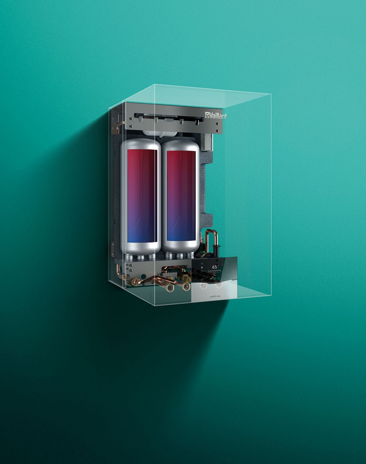Vaillant ecoTEC Plus VMI 26 CS/1-5 Condensing Boiler with Boiler 0010025186 Methane / LPG Low NOx Complete with fume exhaust kit