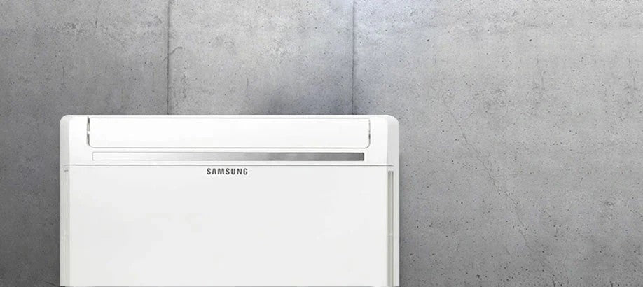 Air conditioner dual-split Console Samsung 9+12 with AJ050TXJ2KG/EU R-32 with Telecomando