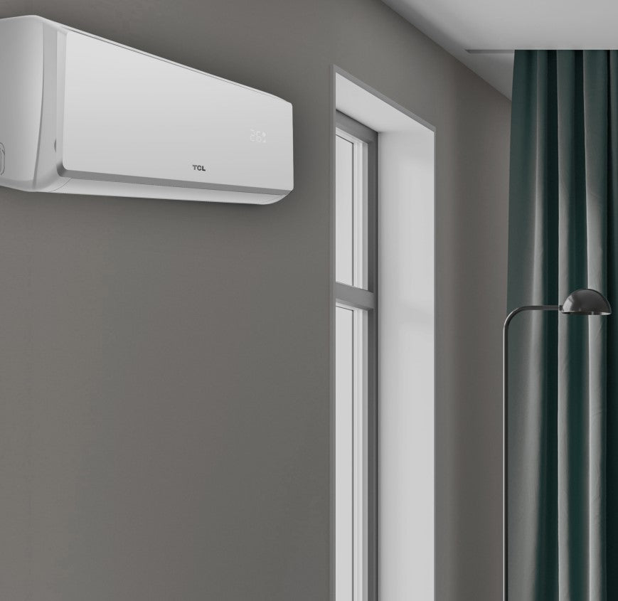 Air conditioner dual-split TCL Inverter series ELITE F2 9+12 with MT1821 R-32 built-in Wi-Fi 9000+12000