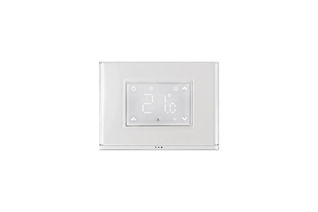 Beghelli Dom-e slimme klokthermostaat met touchdisplay en Wi‑Fi-lichtplaat 60048