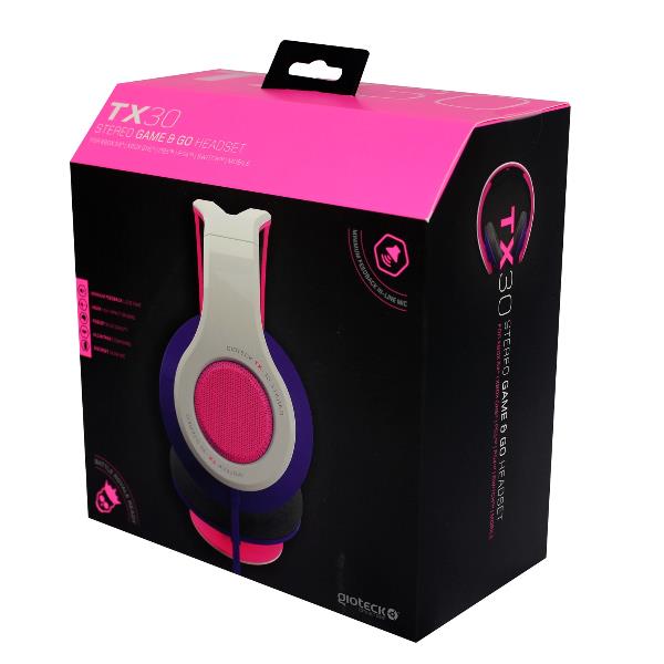 Gioteck TX30 gaming-headset met 3,5 mm en USB