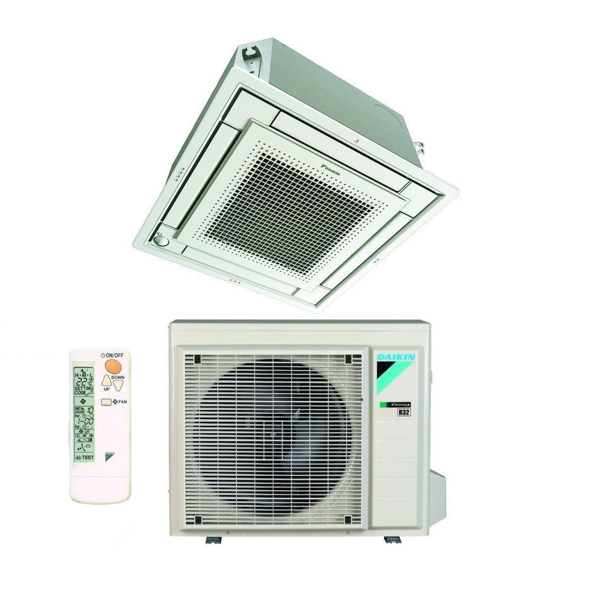 Daikin FFA35A9 cassette airconditioner 12000 BTU R-32 incl. rooster