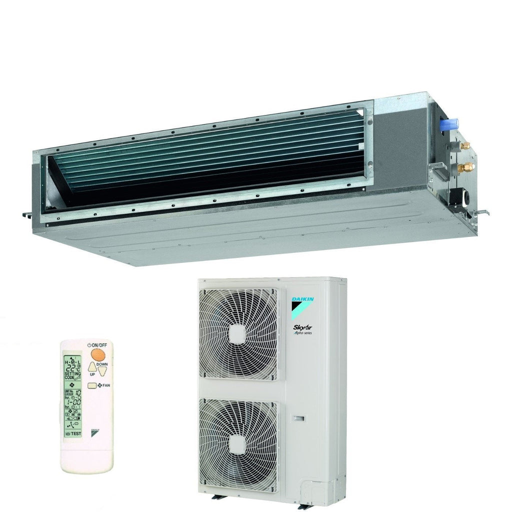 Daikin Bluevolution Ducted Air Conditioner Medium Pressure 36000 Btu FBA100A + RZAG100NY1 Three-phase R-32 Wi-Fi Optional with Wired Control