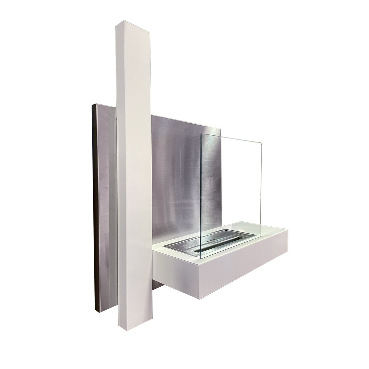 Divina Fire Vienna bio-ethanol wandhaard 3,5 kW – wit
