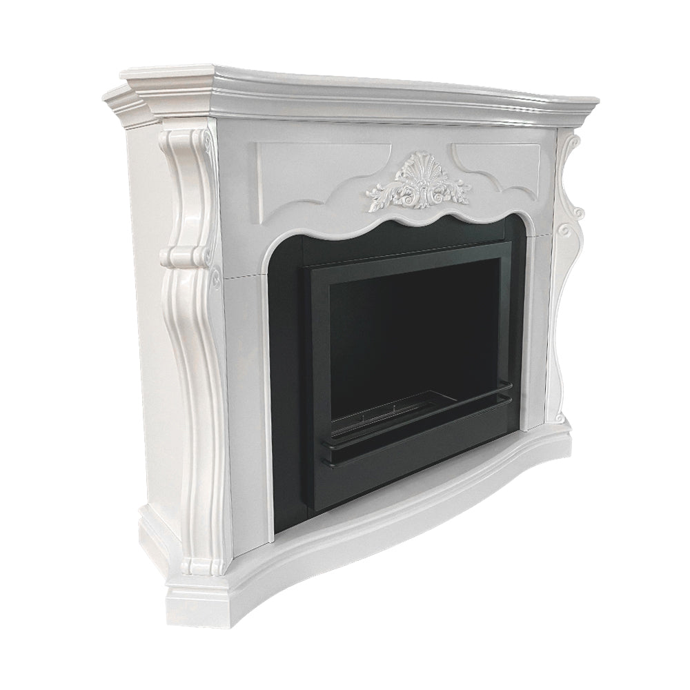 Divina Fire PARIGI bio-ethanolhaard vloerstaand wit 123x39x100 cm