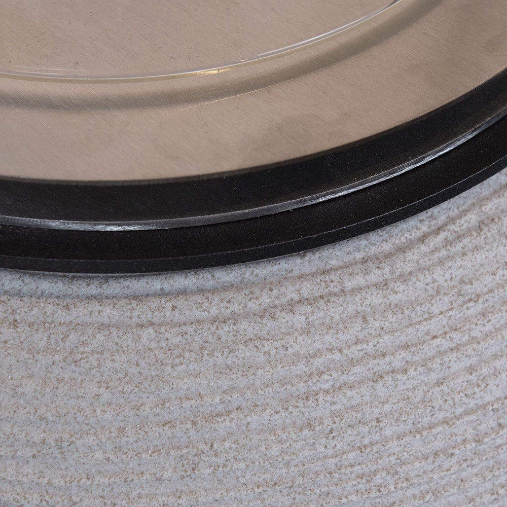 Divina Fire BOTTICELLI bio-ethanol haard Corda Beige Ø40 x H54 cm