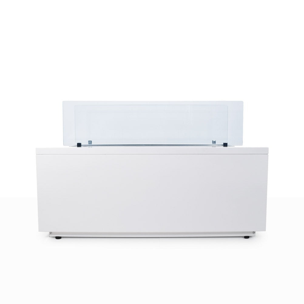 Divina Fire Caravaggio bio-ethanol haard vrijstaand 100x40x40 cm wit