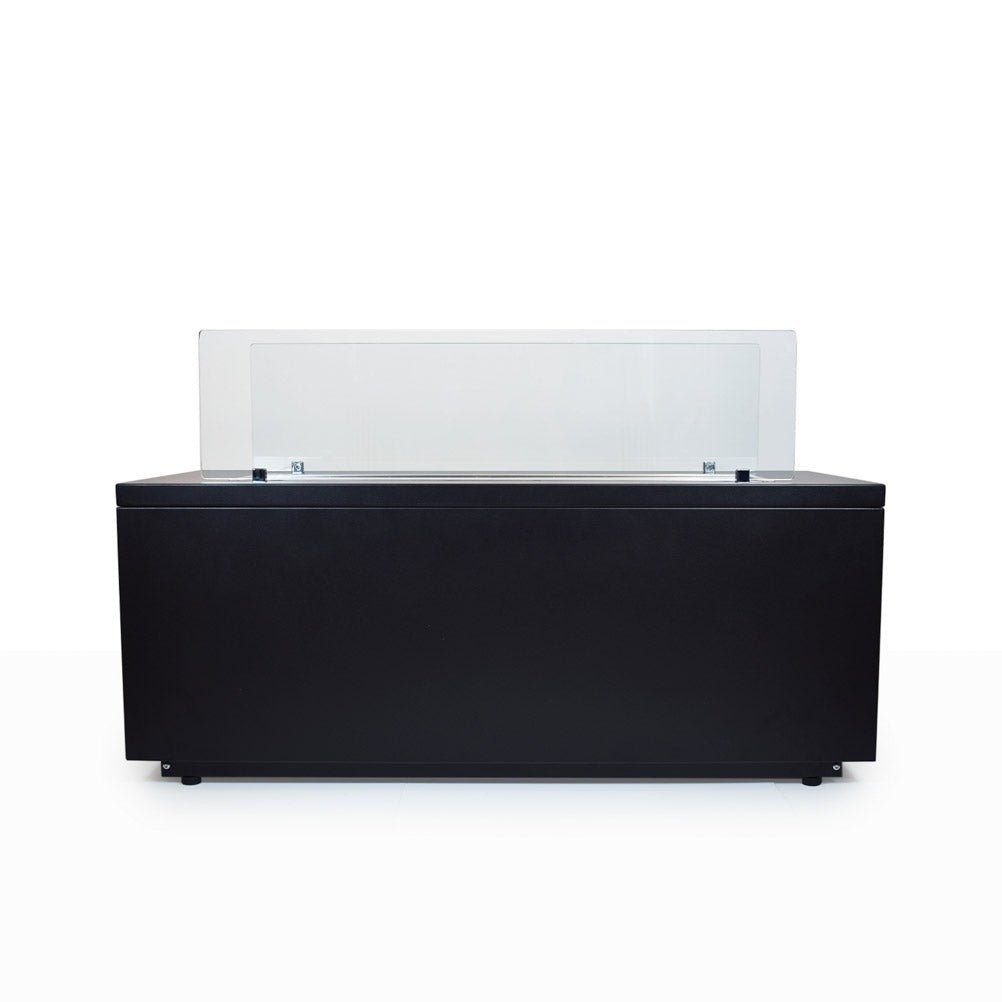 Divina Fire Caravaggio bio-ethanol haard zwart 100x40x40 cm