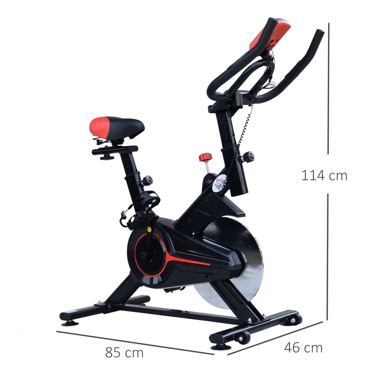 EasyComfort Hometrainer met 6 kg vliegwiel, verstelbare zitting
