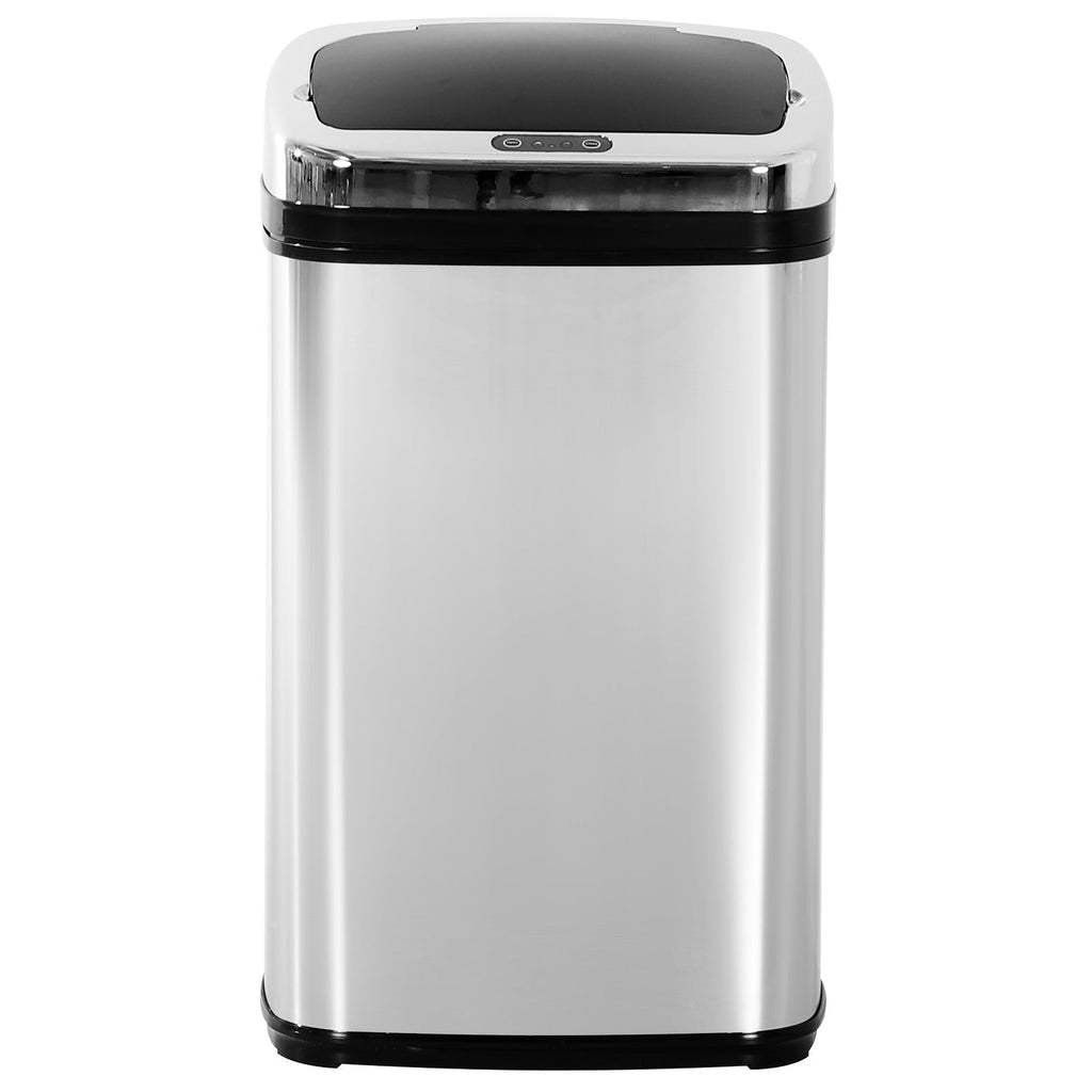 Easycomfort Elegante Bidone pattumiera In acciaio inox with sensore elettronico di apertura 30L