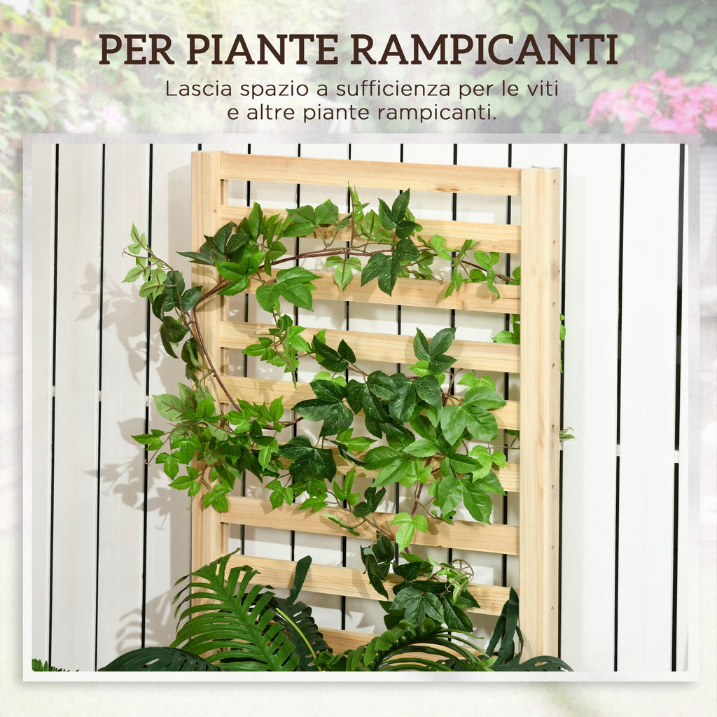 EasyComfort plantenbak met klimrek, 230x60x110 cm