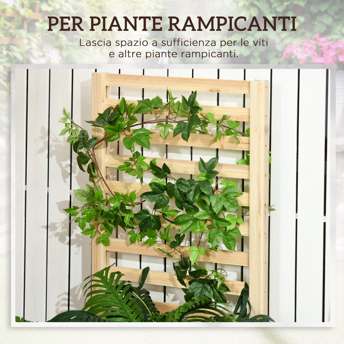 EasyComfort plantenbak met klimrek, 230x60x110 cm