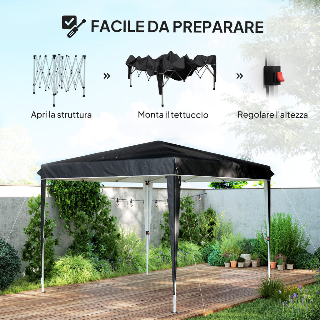 EasyComfort Gazebo 3x3 m verstelbaar (6–9 personen)