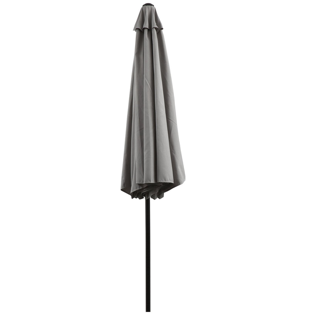 EasyComfort parasol 300x245 cm met slinger en kantelkop, grijs