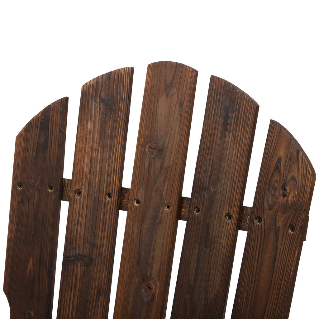 EASYCOMFORT Rustic Adirondack schommelstoel - vurenhout