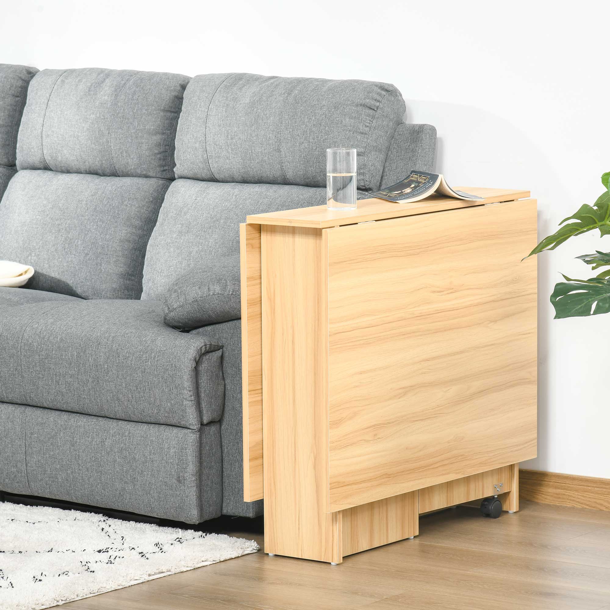 EasyComfort Tavolo opvouwbare eettafel 4-6 personen, 140×80×74 cm